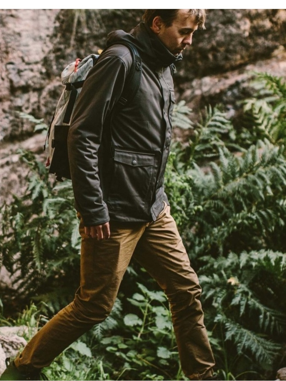 Taylor Stitch Hawkins Jacket Charcoal Neoshell 36